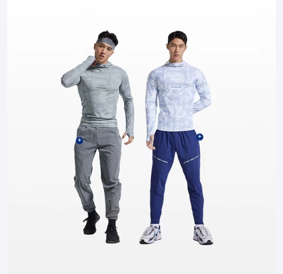 OMG! 迷彩字母印花连帽运动健身衣 J-FMJSY2385