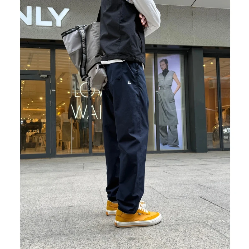 25新款机能小三角白标宽松锥形休闲裤美式工装长裤男女同款休闲裤