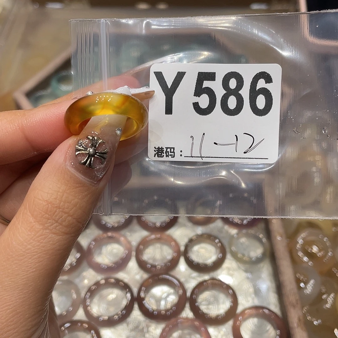 玛瑙/玉髓未镶嵌戒指586