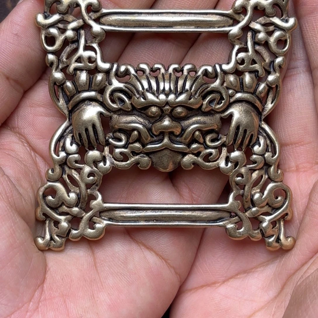 铜星月菩提吊坠项链