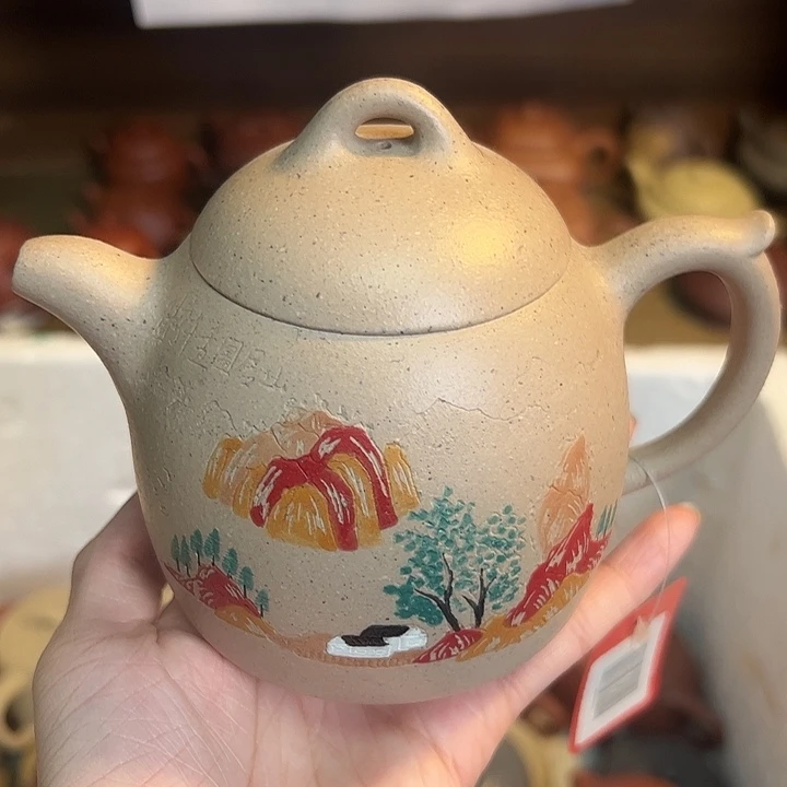 茶壶紫砂宜兴紫砂壶白段泥