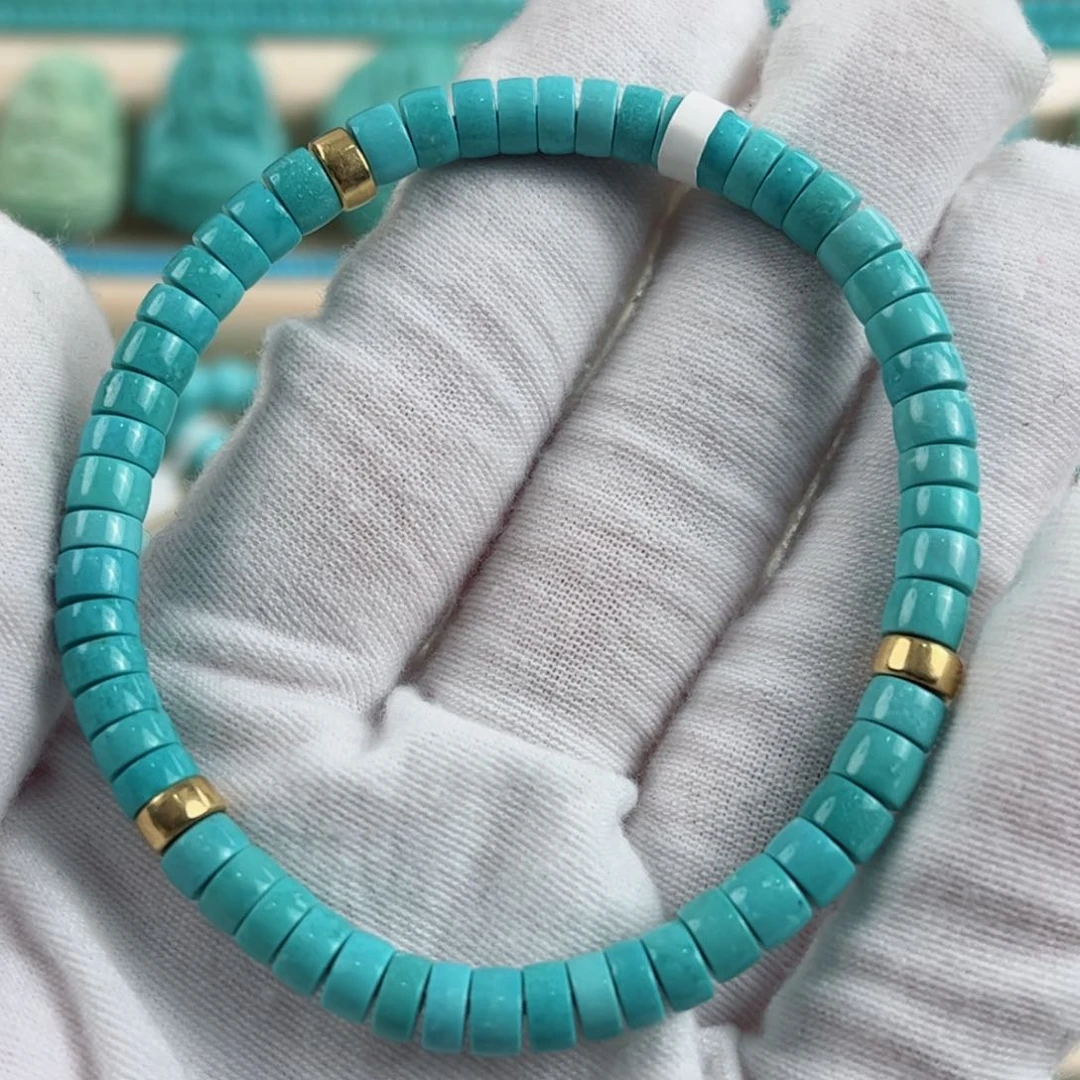 未镶嵌绿松石尺寸5.5mm