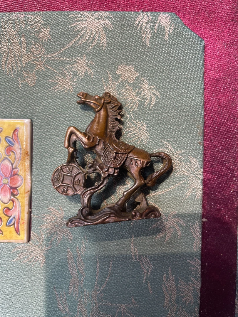 【闪购链接】铜马摆件