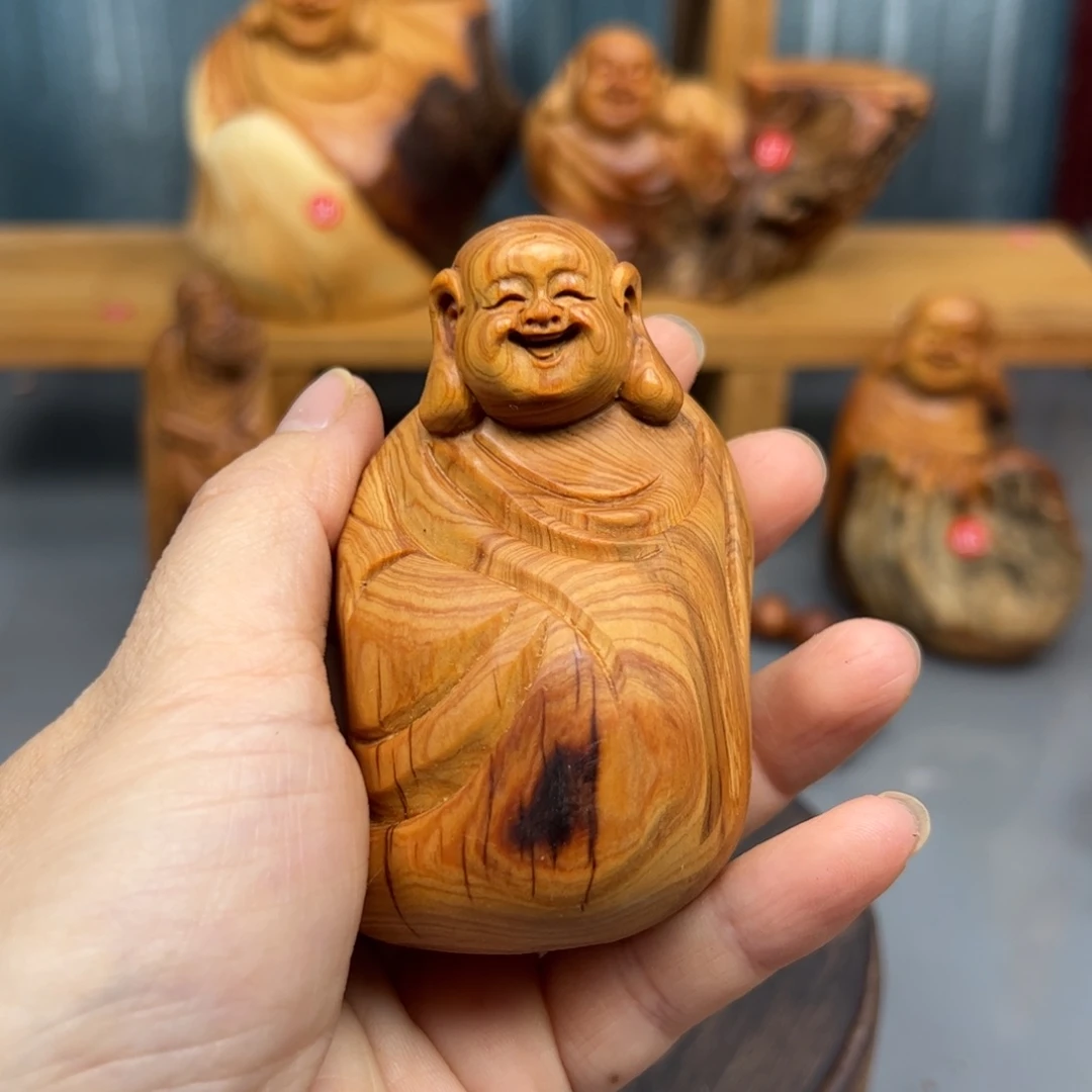 柏木崖柏木摆件手把件，13