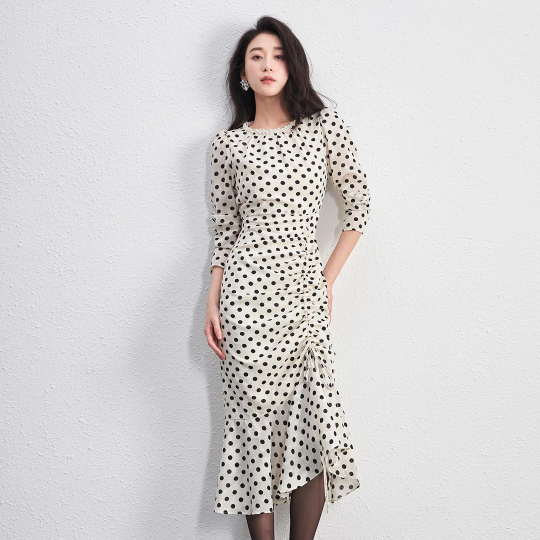 【黄蓉推荐】EVA OUXIU/伊华欧秀连衣裙45DAQ5518