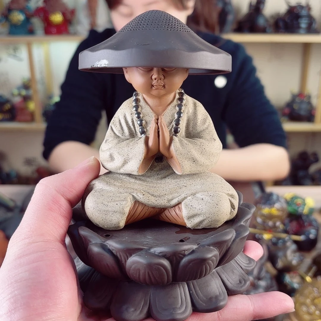 紫砂茶宠紫陶树脂茶宠摆件