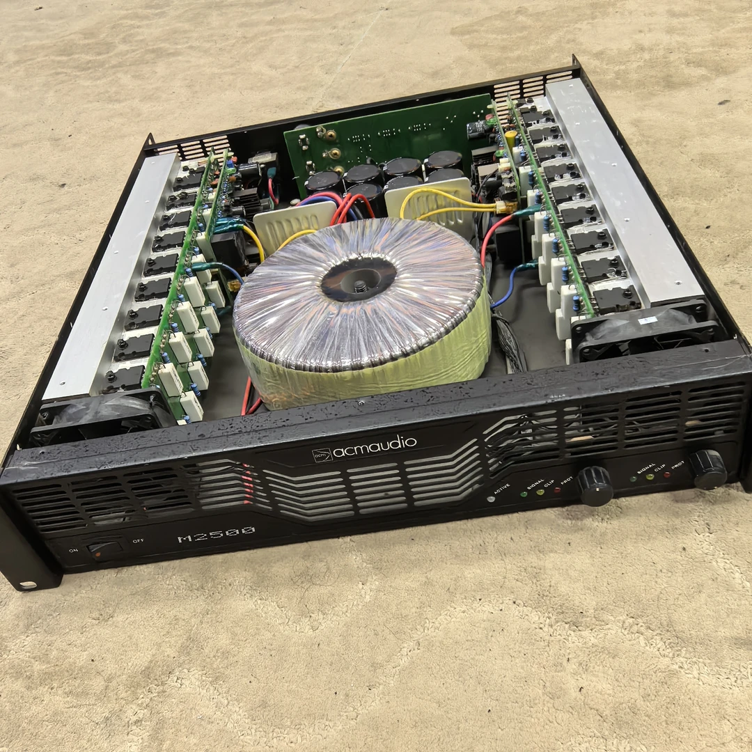不包邮，奥声M2500功放，单边500w。保1个月。