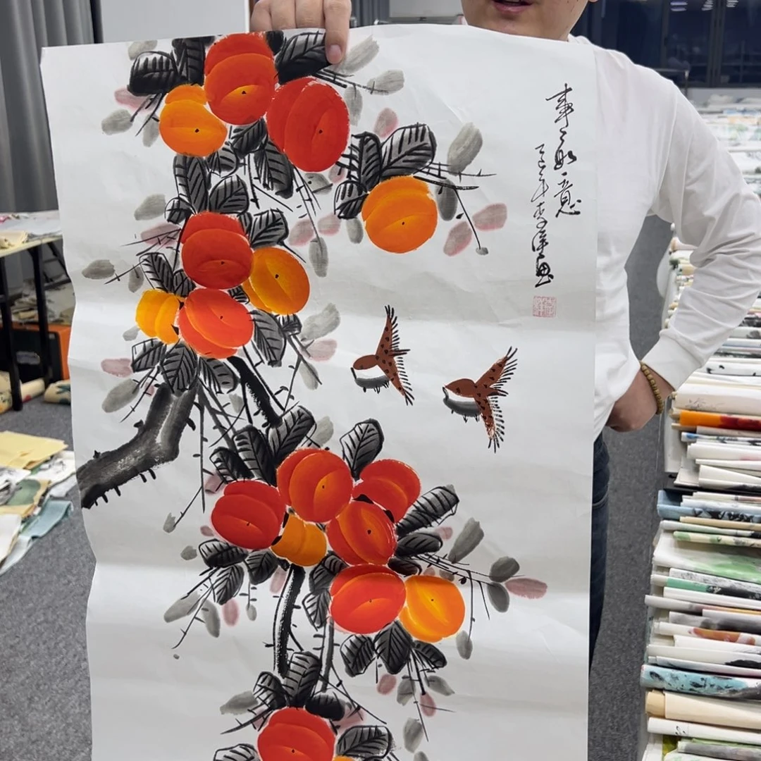 国画卖字画的小老板