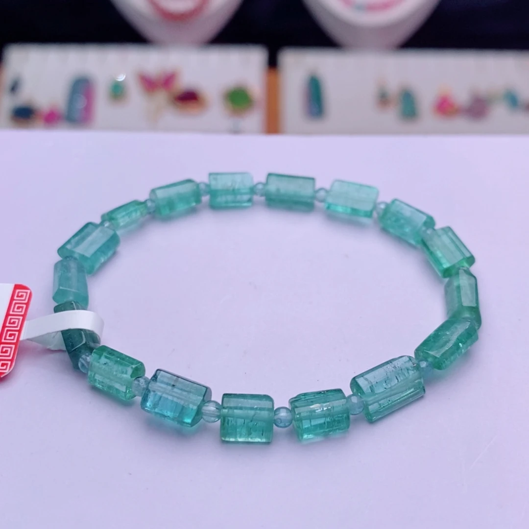 碧玺未镶嵌手链碧玺