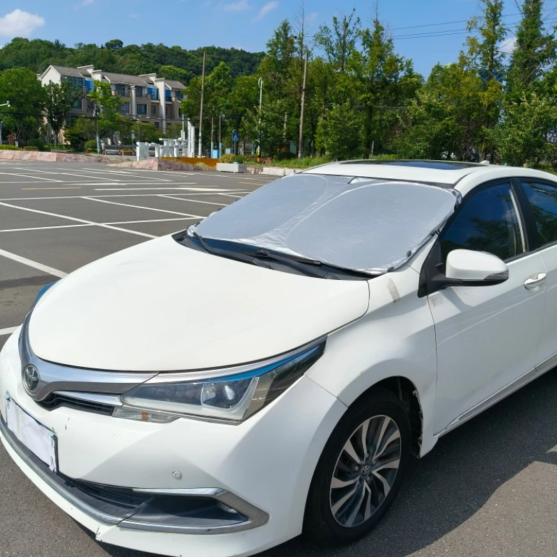 汽车遮阳挡钛银材质防晒隔热遮阳帘遮阳伞前挡风玻璃停车神器夏季