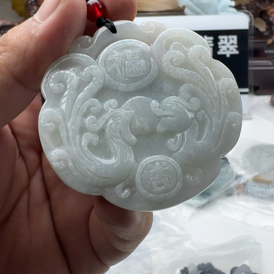 颈饰未镶嵌翡翠天然缅甸A货翡翠