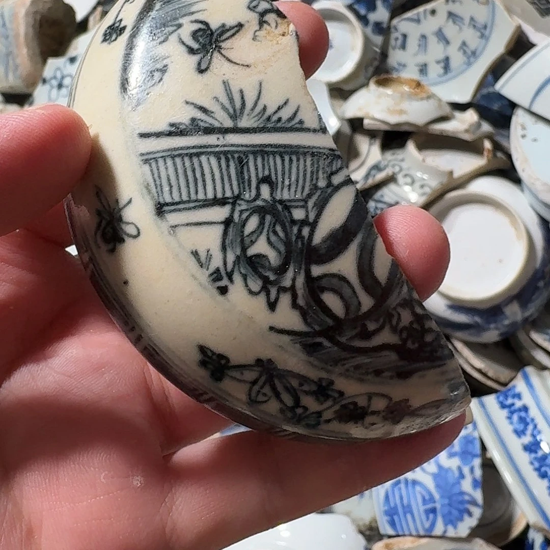 南***霸瓷片瓷片标本，顺丰包邮