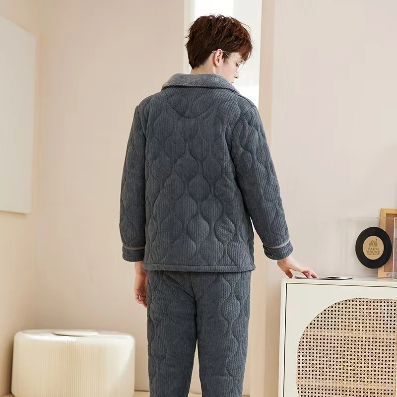 芬腾A343-A404三层夹棉找到对应编号按照尺码推荐下单家居服套装