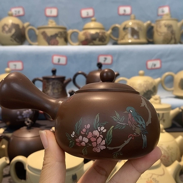 建水紫陶全手工制作工艺微微瑕
