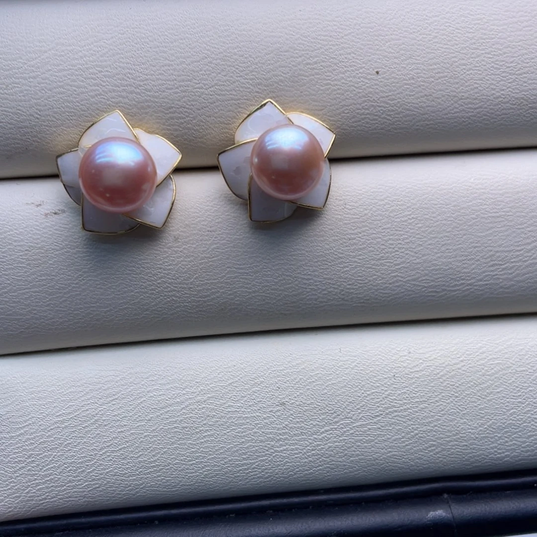 淡水珍珠未镶嵌耳饰