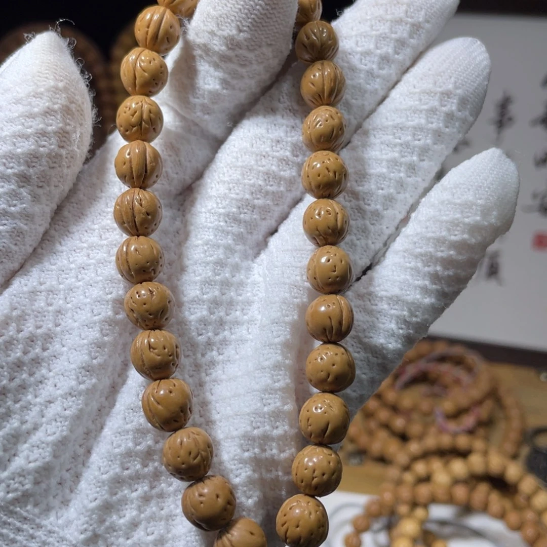 桃核吊坠东北野生无修圆皮原色