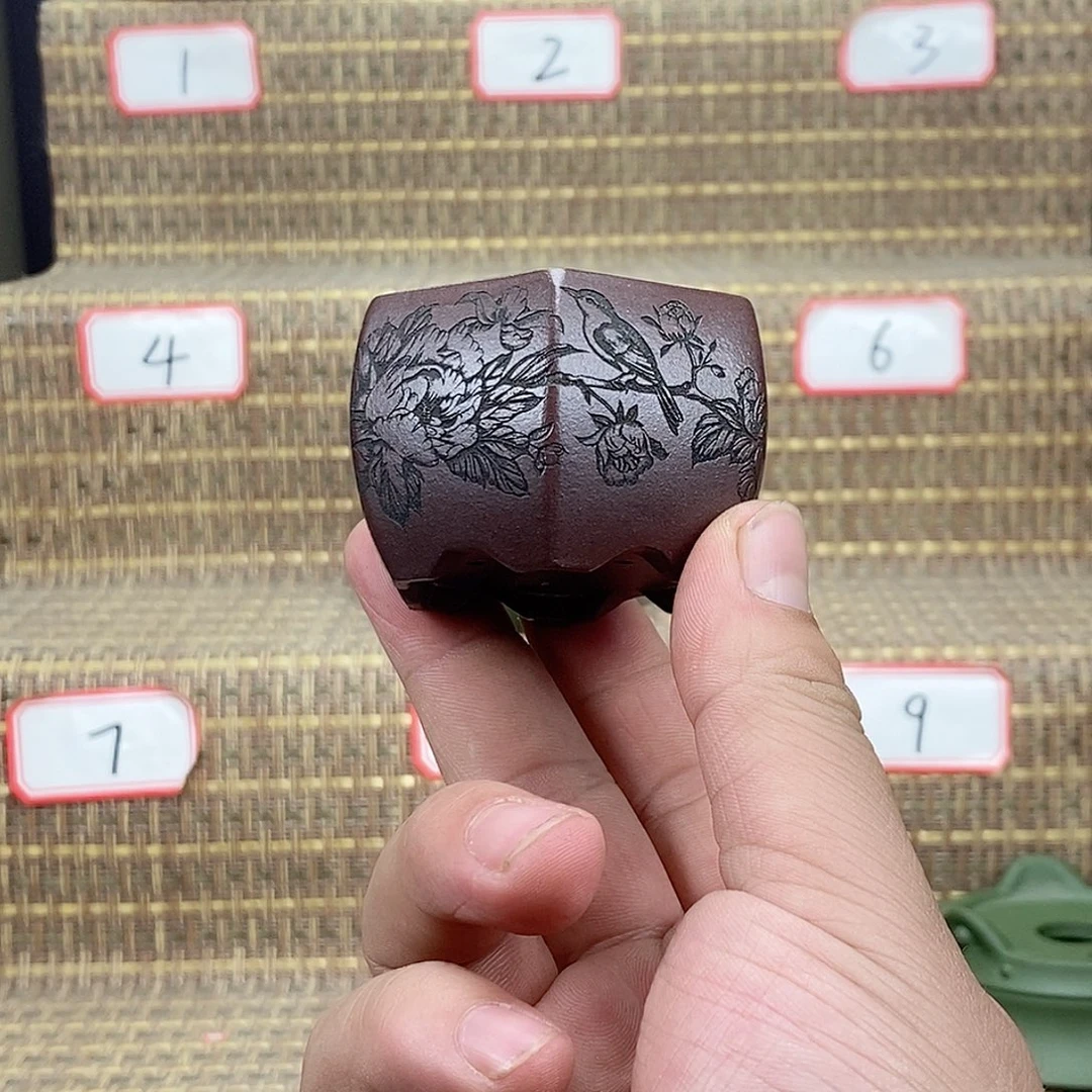 紫砂花盆我在等一