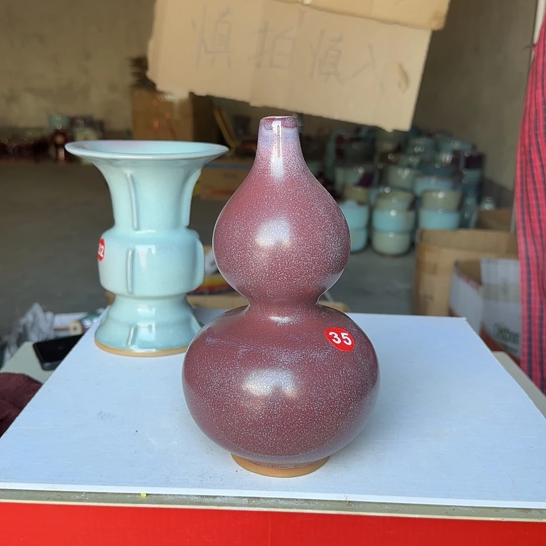 陶摆件郑家钧瓷摆件微瑕