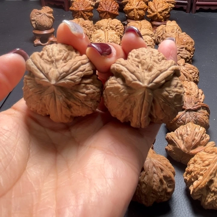 云石元宝三棱35尺寸全家福核桃哈哈啊哈哈哈