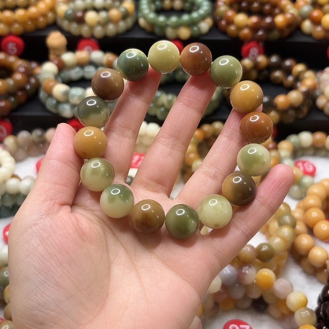 有***年菩提根/象牙果手串17+1颗备用珠