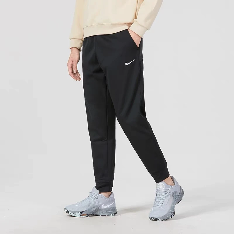 NIKE/耐克男裤秋冬新款加绒运动裤保暖休闲裤束脚针织长裤子5406