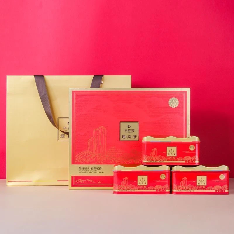 华祥苑迎宾大红袍特级武夷岩茶252克礼盒（刮码贴标）