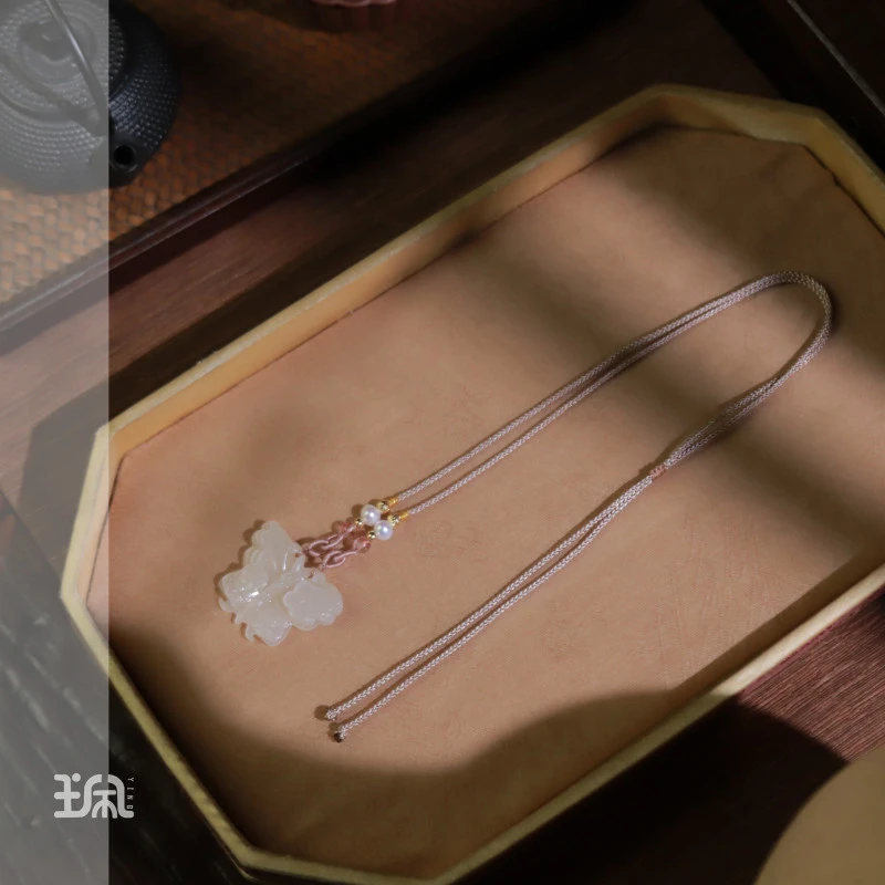 淮梦|和田玉*项链*18K金镶嵌XYB24042919多样性发其一
