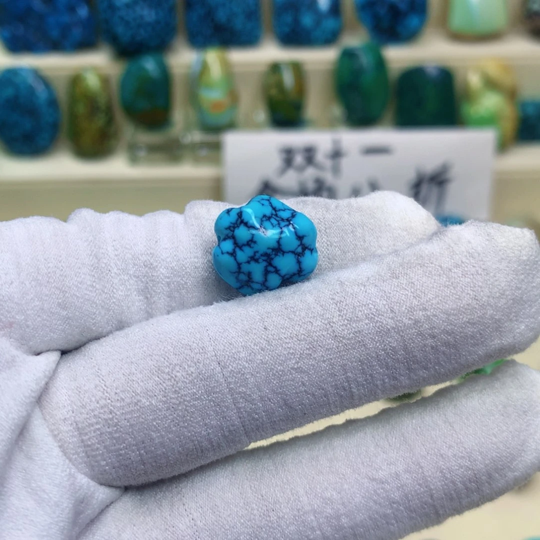 绿松石未镶嵌三彩随行