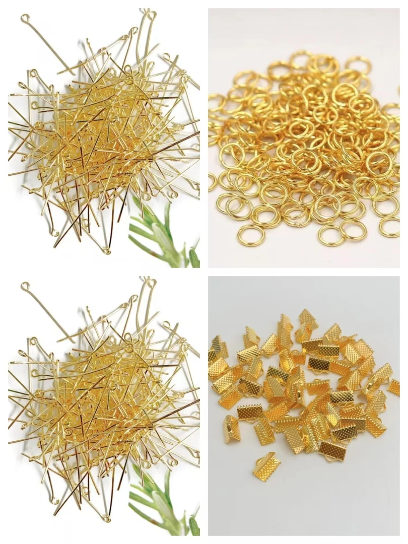 《燕子家》9字针开口圈马夹扣铃铛花托耳饰手工多功能耐用家用美容