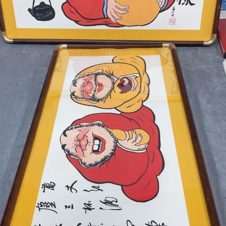 国画手绘禅意画一物一拍