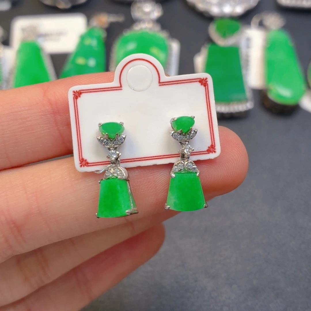 翡翠银S925镶嵌颈饰