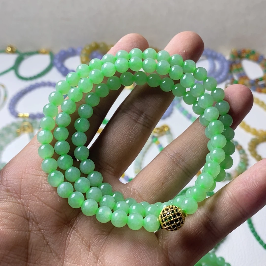 定制翡翠未镶嵌缅甸翡翠a货卡6.5