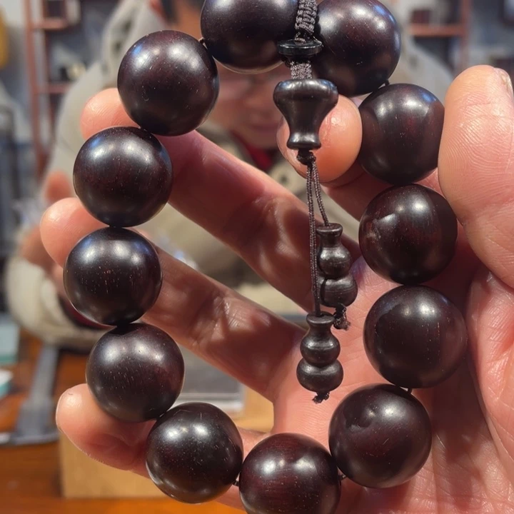 檀香紫檀（小叶紫檀）2.0手串