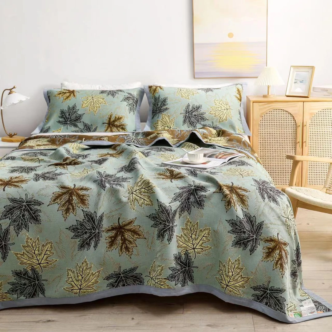 XDONGY（冬云家纺）200*230有效抑菌保护生姜暖绒多功能 枫缘 床盖