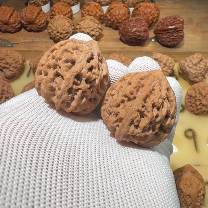 吊坠文玩核桃边35.5肚39太行龙纹