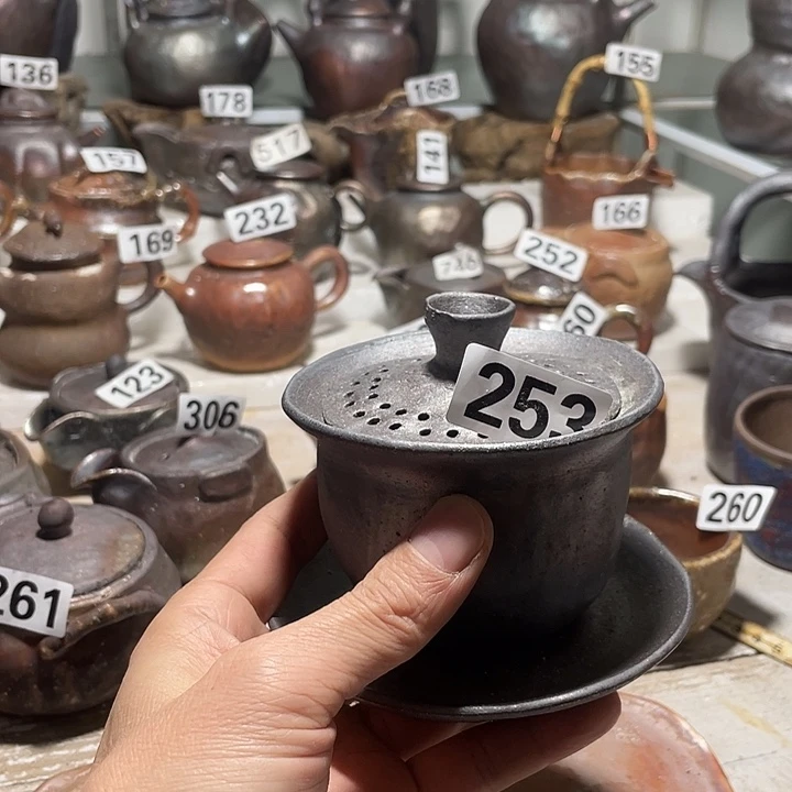 纯手工柴烧茶具精品