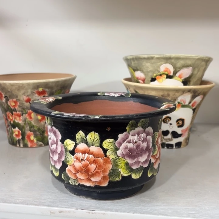 景德镇手绘花盆姚辰上新15/11