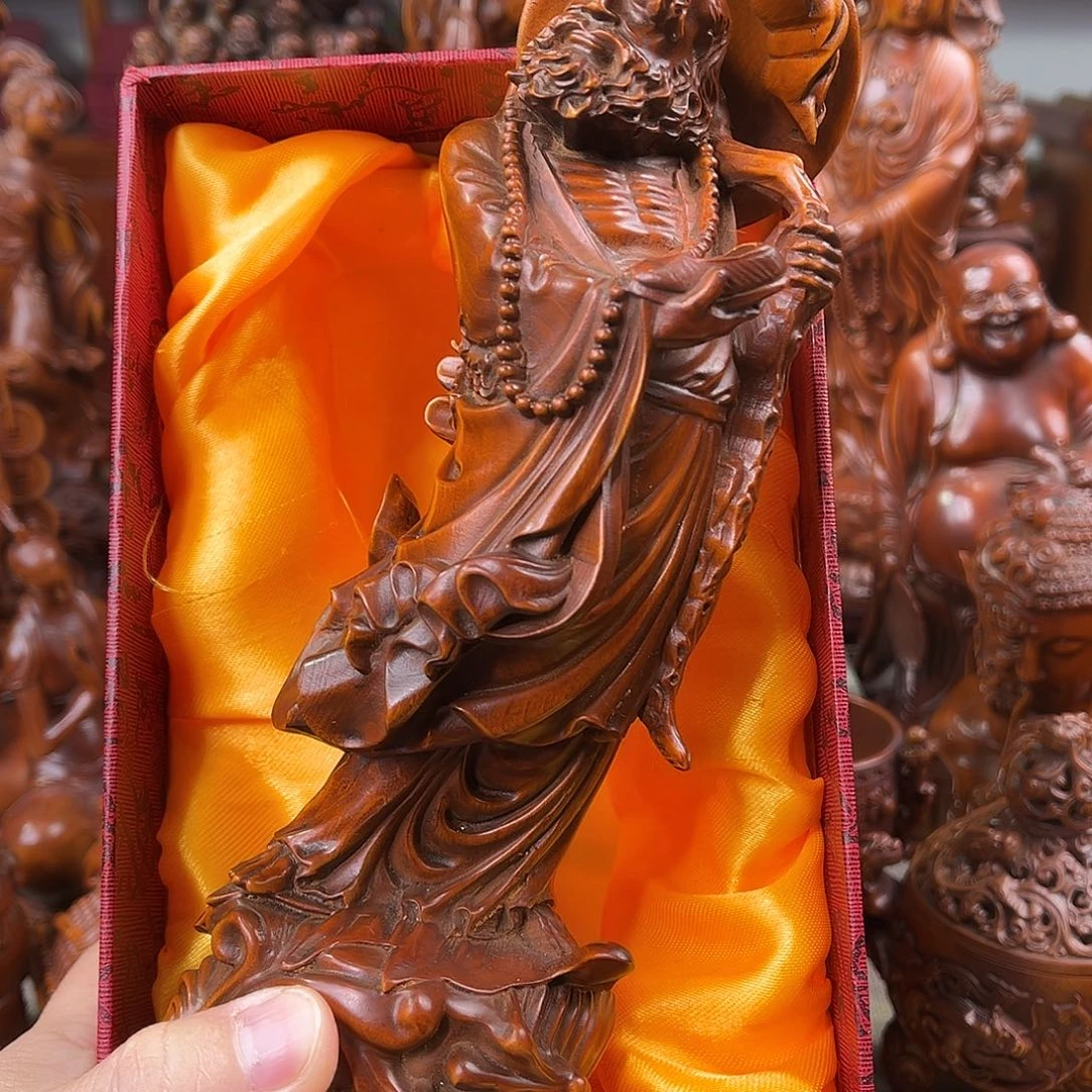 黄杨木黄杨木雕刻高度24厘米