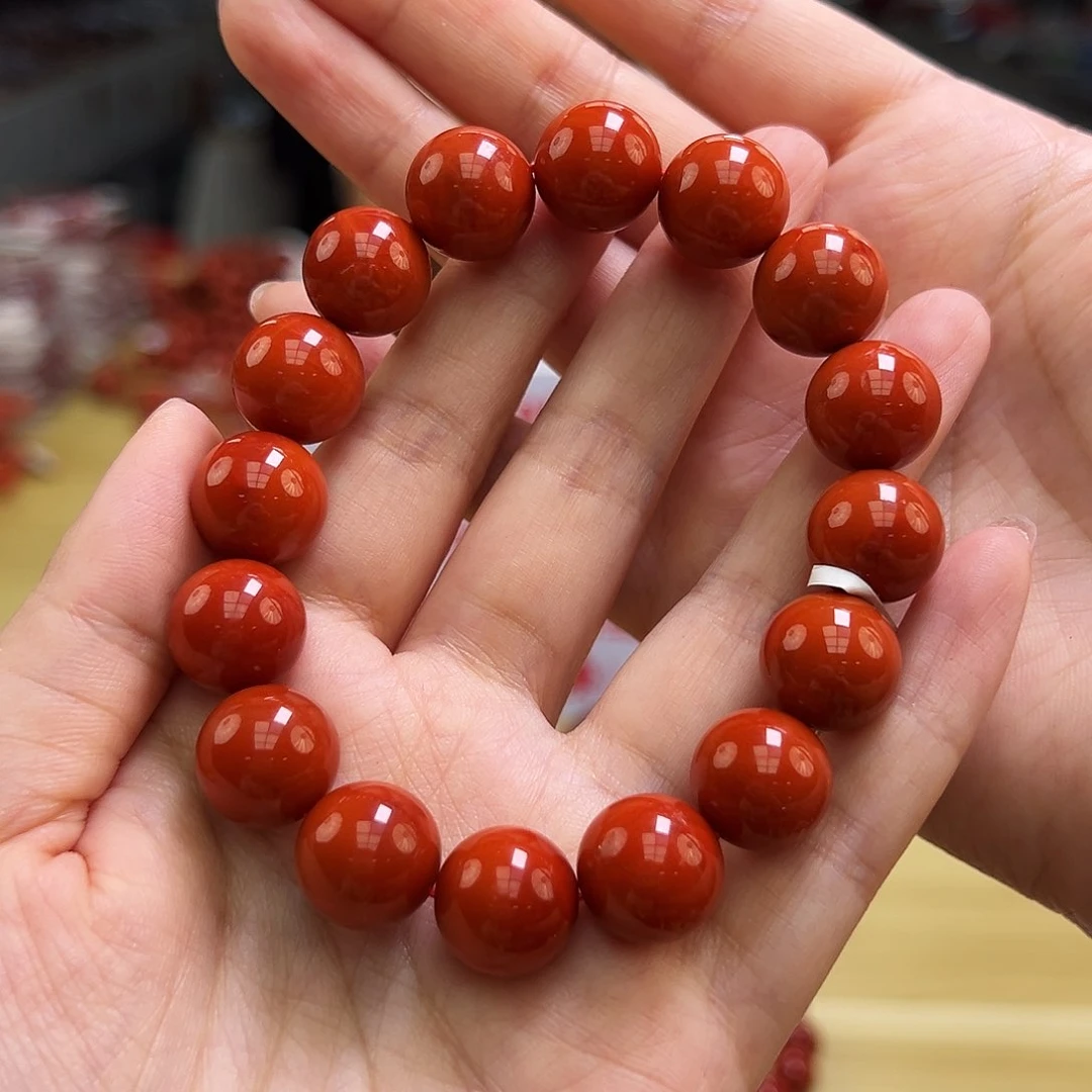 南红玛瑙保山手串13mm多样性发一未镶嵌
