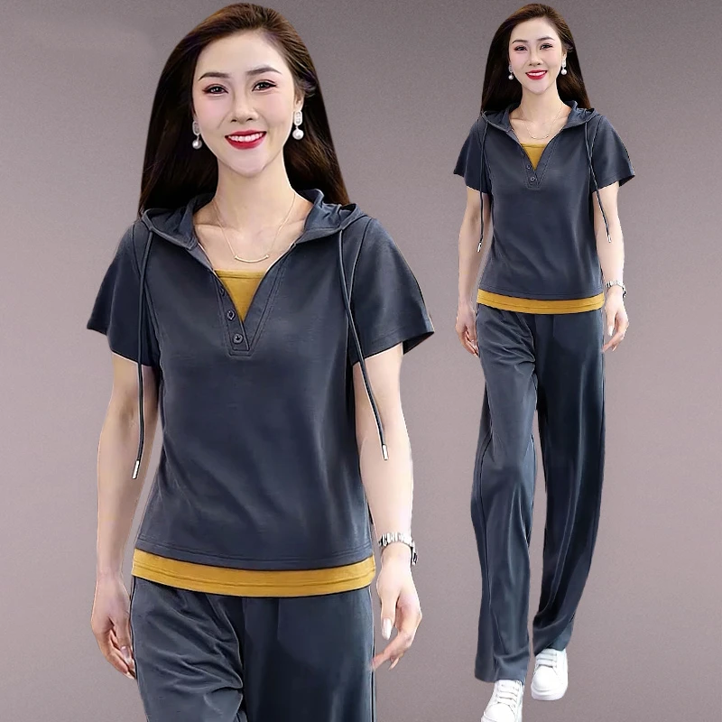 JOZDICE/纪治迪哲运动套装女款夏季轻奢潮流时髦干爽贴身休闲套装