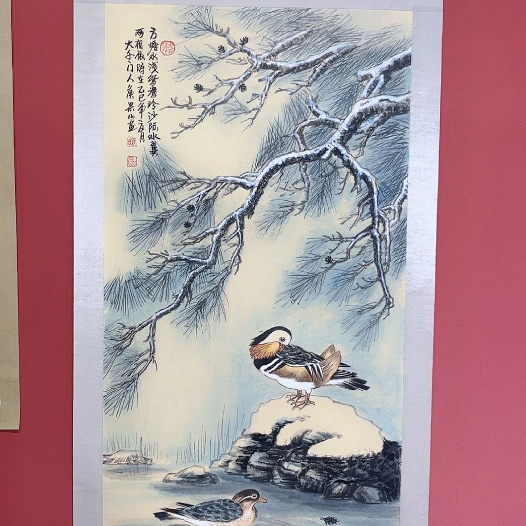 国画赵**旺侯果山老师作品朵