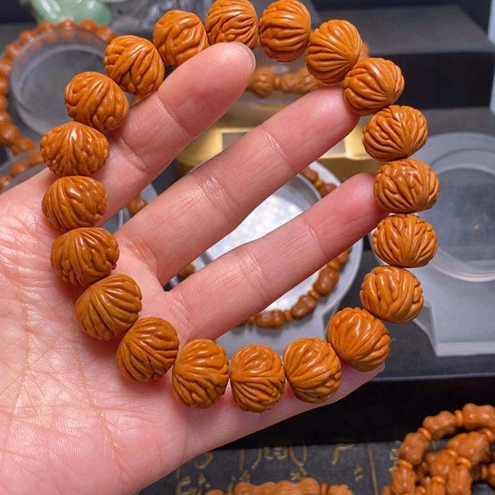 手串桃核凤羽金蟾手串15