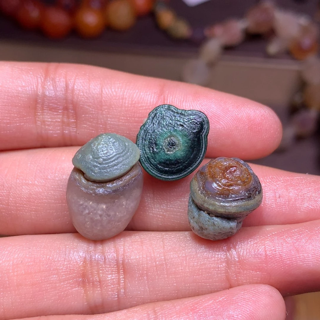 未镶嵌玛瑙/玉髓珠宝半成品