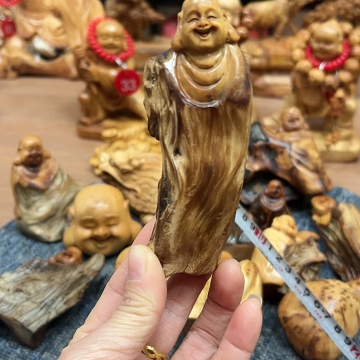 柏木太行崖柏手把摆件