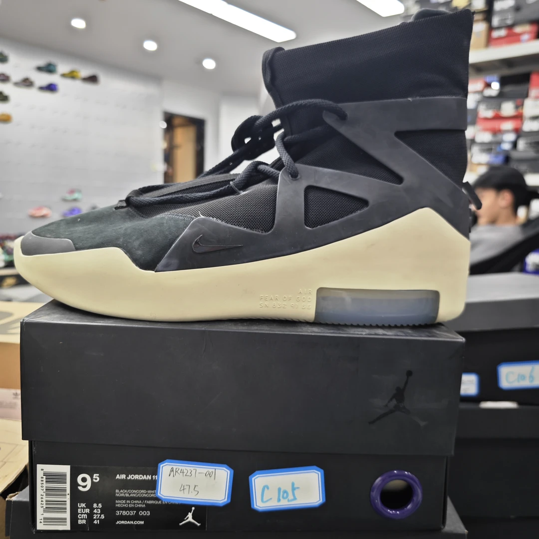 Nike fog黑白高帮 47.5码 全新原盒 12月27 c105