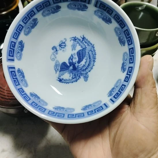 瓷片五厂，七厂，瓷器摆件，瓷片！都有微瑕疵。