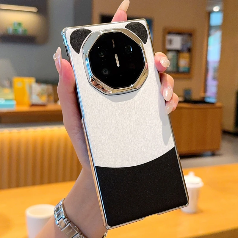 适用于华为 Mate XT/XTs 三折叠 熊猫款折叠手机壳可爱熊猫单后壳