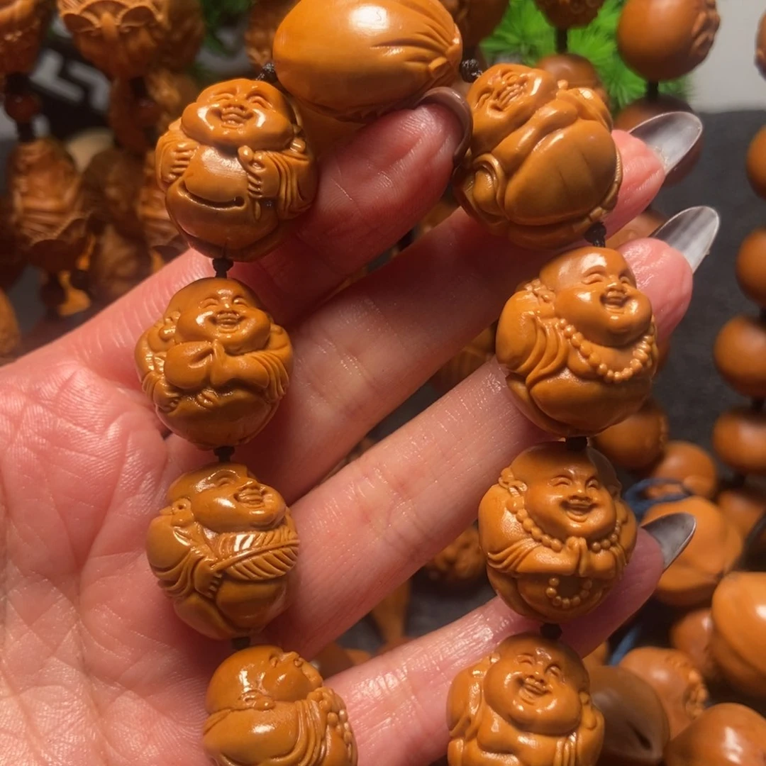 橄榄核吊坠一心向佛