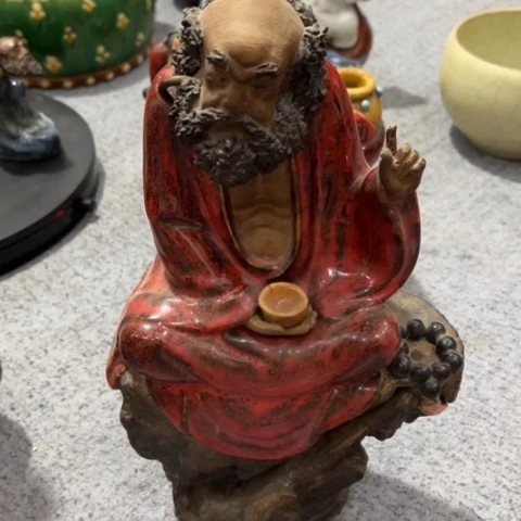 紫砂陶瓷摆件！！！！！！！紫*花