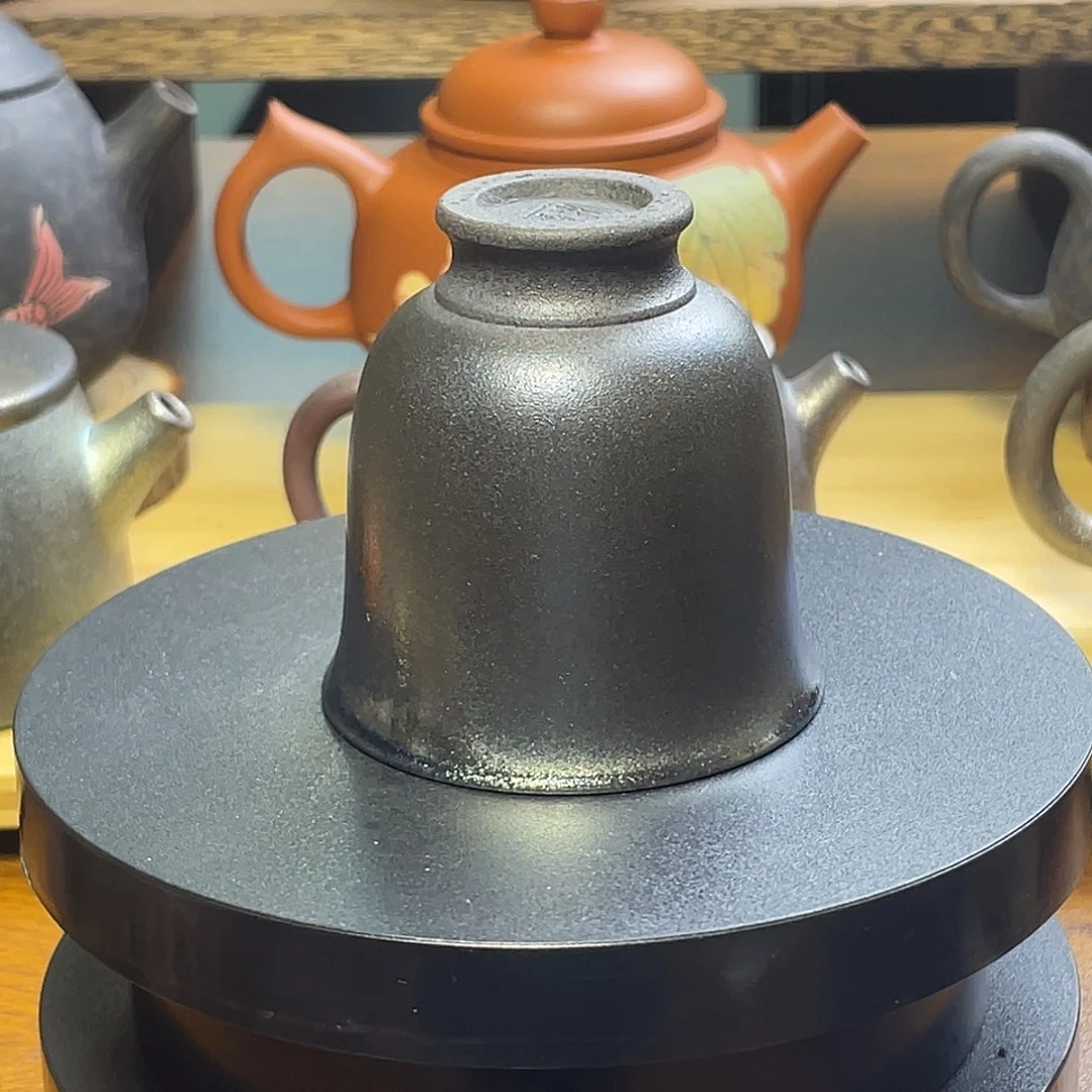 杯建水紫陶微瑕裸柴烧杯子